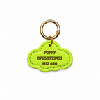 Personalised ID Tag Lemon Green*