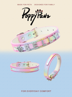 Custom Letter Leather Pet Collar