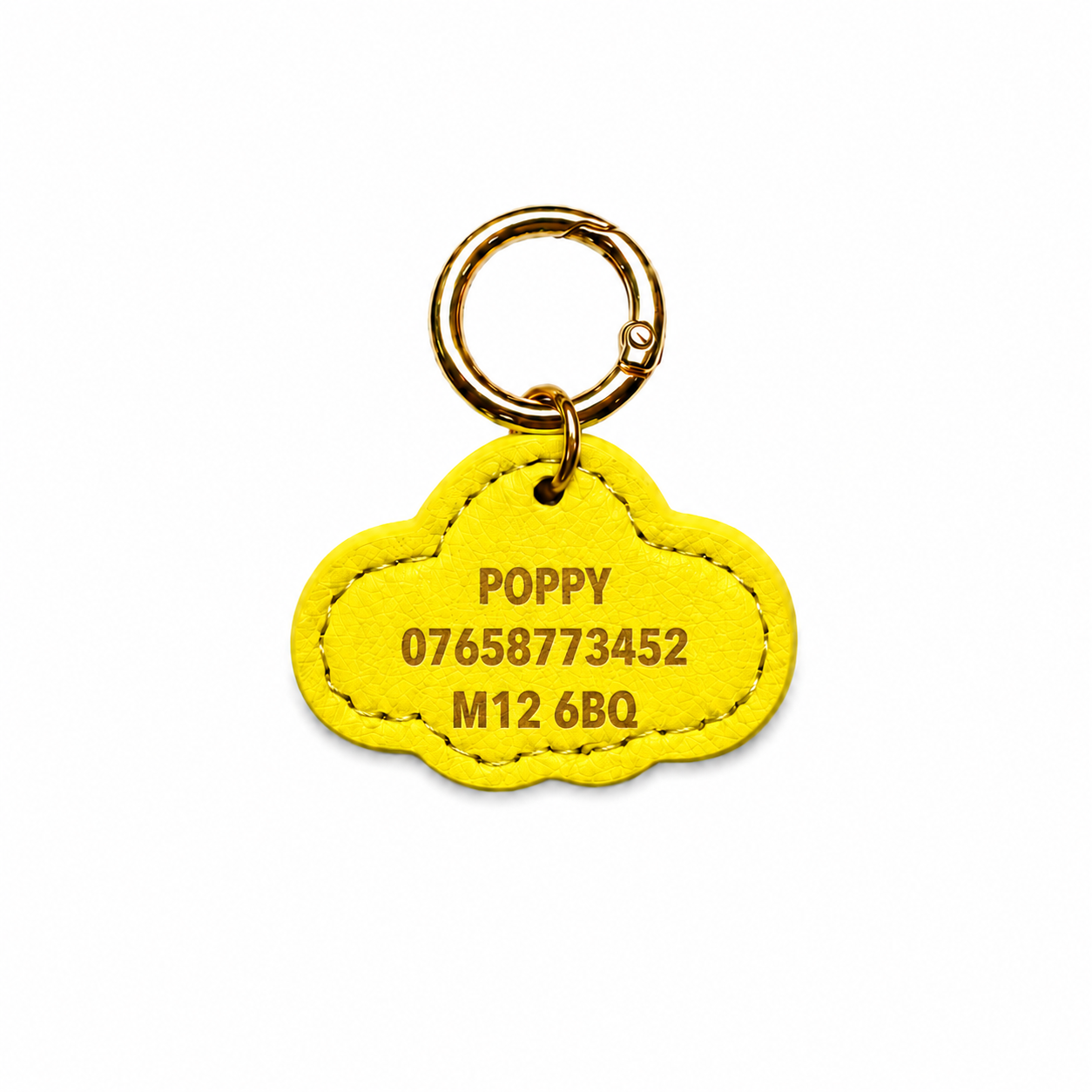 Personalised ID Tag Yellow*